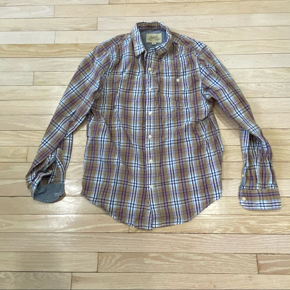 Just A Cheap Shirt - Jachs - plaid button up - size small